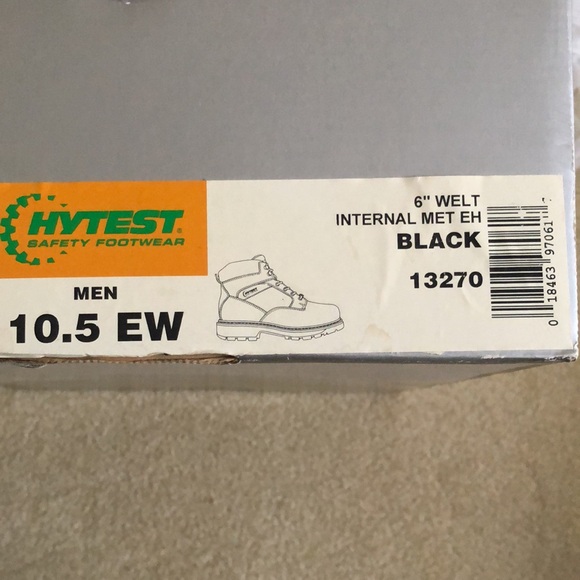 HYTEST Safety Boots Men’s 10.5 EW - Picture 7 of 11
